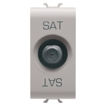Priza Gewiss Chorus Monochrome TV/SAT 10dB 1 modul Bej GW13373