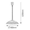 Pendul Rabalux Etrusco Bronze-White 7640