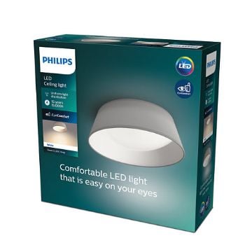 Plafoniera LED gri Philips Dawn CL258 14W 3000k PC02626