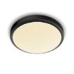 Plafoniera LED neagra baie Philips Doris CL257 17W 2700k PC02628