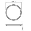 Plafoniera LED alba baie Philips Superslim CL550 Scene Switch 18W 2700k PC02632