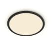 Plafoniera LED neagra baie Philips Superslim CL550 Scene Switch 15W 2700k PC02634