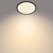 Plafoniera LED neagra baie Philips Superslim CL550 Scene Switch 15W 2700k PC02634