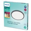 Plafoniera LED neagra baie Philips Superslim CL550 Scene Switch 18W 2700k PC02636
