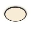 Plafoniera LED neagra baie Philips Superslim CL550 Scene Switch 18W 2700k PC02636