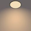 Plafoniera LED neagra baie Philips Superslim CL550 Scene Switch 18W 2700k PC02636
