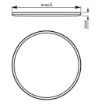 Plafoniera LED alba Philips Superslim CL550 Scene Switch 22W 2700k PC02638