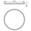 Plafoniera LED neagra Philips Superslim CL550 Scene Switch 36W 2700k PC02639
