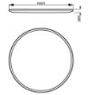 Plafoniera LED alba Philips Superslim CL550 Scene Switch 36W 2700k PC02640
