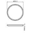 Plafoniera LED exterior alba Philips SuperSlim Scene Switch 15W 2700k IP54 PC02641