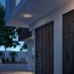 Plafoniera LED exterior alba Philips SuperSlim Scene Switch 15W 2700k IP54 PC02641