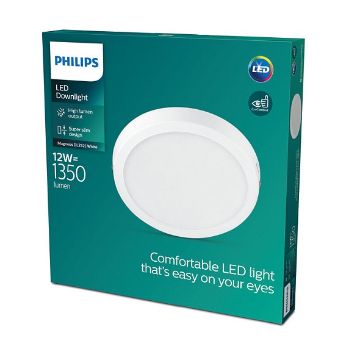 Plafoniera LED alba Philips Magneos DL252 12W 4000k PC02665