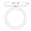 Plafoniera LED alba Philips Magneos DL252 12W 4000k PC02665