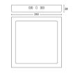 Plafoniera LED alba Philips Magneos DL252 12W 4000k PC02670