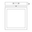 Plafoniera LED alba Philips Magneos DL252 20W 2700k PC02672
