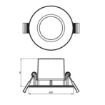 Spot LED alb incastrat Philips Sparkle SL261 5.5W 2700k PC02675