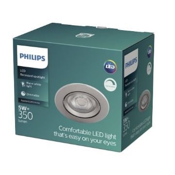 Spot LED nichel incastrat Philips Sparkle SL261 5W 2700k PC02677