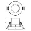 Set spoturi LED nichel incastrate Philips Sparkle SL261 3x5W 2700k PC02678
