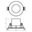 Set spoturi LED albe incastrate Philips Sparkle SL261 3x5W 2700k PC02680