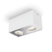Imagine Plafoniera LED alba Philips Box SELV 2x4.5W 2200-2700k PC02694