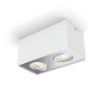 Plafoniera LED alba Philips Box SELV 2x4.5W 2200-2700k PC02694
