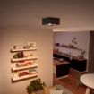Plafoniera LED neagra Philips Box SELV 4x4.5W 2200-2700k PC02693
