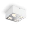 Plafoniera LED alba Philips Box SELV 4x4.5W 2200-2700k PC02695