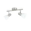 Plafoniera living Philips Burlap Chrome 2x40W PC02704