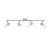 Plafoniera living Philips Burlap Chrome 4x40W PC02705
