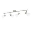 Plafoniera living Philips Burlap Chrome 4x40W PC02705