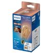Bec LED Philips Smart Amber E27 ST64 7W 640lm Tunable White