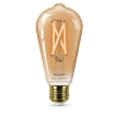 Bec LED Philips Smart Amber E27 ST64 7W 640lm Tunable White