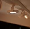 Plafoniera LED alba Philips Clockwork SELV 4x4.5W 2200-2700k PC02717