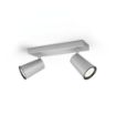 Plafoniera spot aluminiu Philips Paisley 2x5.5W GU10 PC02730