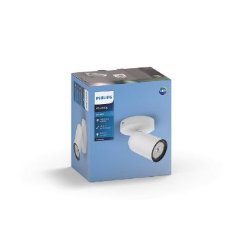 Plafoniera spot alba Philips Pongee 5.5W GU10 PC02737