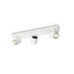 Plafoniera spot alba Philips Runner 3x20W GU10 PC02747