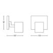 Plafoniera spot aluminiu Philips Runner 20W GU10 PC02749