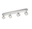 Plafoniera LED aluminiu Philips Star 4x4.5W 2000lm lumina calda PC02750