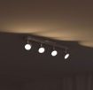 Plafoniera LED aluminiu Philips Star 4x4.5W 2000lm lumina calda PC02750