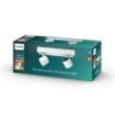 Plafoniera LED alba Philips Star 2x4.5W 1000lm lumina calda PC02751