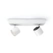 Plafoniera LED alba Philips Star 2x4.5W 1000lm lumina calda PC02751