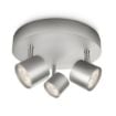 Plafoniera LED aluminiu Philips Star 3x4.5W 1500lm lumina calda PC02753