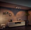 Plafoniera LED alba Philips Star 3x4.5W 1500lm lumina calda PC02754
