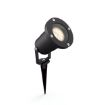 Spot LED exterior negru Philips Puled 5W 395lm lumina calda PC02794