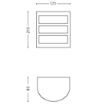 Aplica LED exterior inox Philips Python 6W 600lm lumina calda PC02796