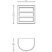 Aplica LED exterior antracit Philips Python 6W 500lm lumina neutra PC02798