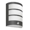 Aplica LED exterior antracit Philips Python senzor miscare 6W 450lm lumina calda PC02799