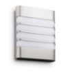 Aplica LED exterior inox Philips Raccoon 4W 400lm lumina calda PC02801
