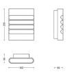 Aplica LED exterior inox Philips Raccoon 4W 400lm lumina calda PC02801