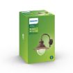 Aplica LED exterior bronz Philips Raindrop 60W E27 IP44 PC02804